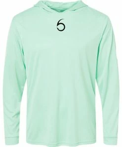 6th Sense Fishing Performance Apparel Performance 6 Hooded Sunshirt - Mint Green