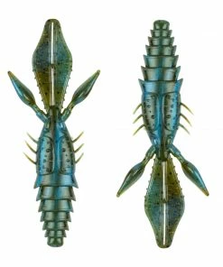 6th Sense Fishing Prawn 4.2 - Green Pumpkin Blue Swirl