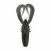 6th Sense Fishing Stroker Craw - Black Soft Plastics