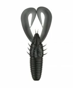 6th Sense Fishing Stroker Craw - Black Soft Plastics