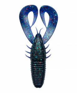 6th Sense Fishing Soft Plastics Stroker Craw - Junebug Red