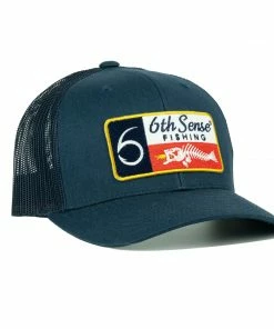 6th Sense Fishing Texas Fishbones - Navy Headwear