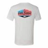 6th Sense Fishing WaterFlag Tee - Heather White