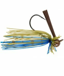 6th Sense Fishing Divine BallHead Finesse Jig - Green Pumpkin Blue BallHead Finesse Jigs