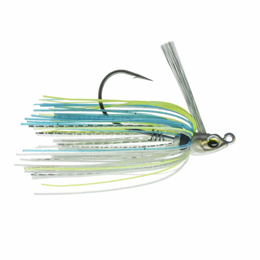 6th Sense Fishing Divine Swim Jig - Blue-Treuse Flash 3 6th Sense Fishing Divine Swim Jig - Blue-Treuse Flash