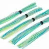 6th Sense Fishing Terminal Tackle Silicone Skirt - Blue-Treuse Flash