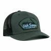 6th Sense Fishing Headwear Jigged Out - Charcoal/Black