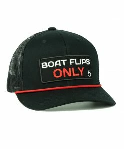 6th Sense Fishing Boat Flips Only - Rope - Black