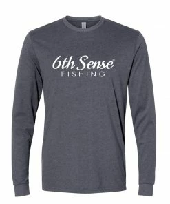 6th Sense Fishing Brushpiler - L/S Tee - Heather Metal Long Sleeve Tees