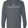 6th Sense Fishing Build Back Brady - L/S Tee - Gray Long Sleeve Tees