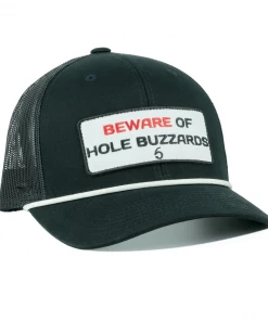6th Sense Fishing Headwear Beware Of Hole Buzzards - Rope - Black