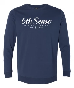 6th Sense Fishing Long Sleeve Tees The Cruiser L/S Tee - Navy