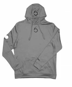 6th Sense Fishing Performance Apparel FishDry Hoodie - Gray