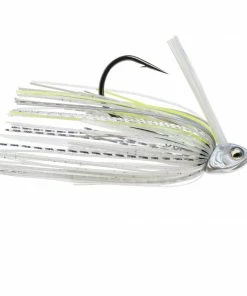 6th Sense Fishing Divine Braid Swim Jig - Pro Blue Chartreuse Braid Swim Jigs