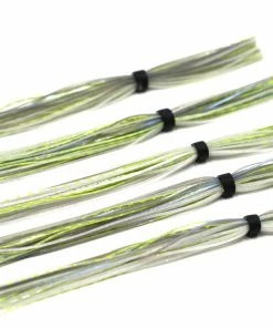 6th Sense Fishing Terminal Tackle Silicone Skirt - Sexified Chartreuse Flash