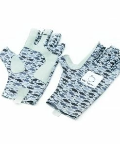 6th Sense Fishing SOLIS Sun Gloves - Fish Print