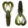 6th Sense Fishing Soft Plastics Stroker Craw - Darkmelon Red