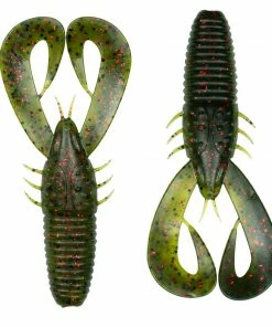 6th Sense Fishing Soft Plastics Stroker Craw - Darkmelon Red