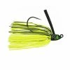6th Sense Fishing Divine Swim Jig - Chartreuse Black Back Swim Jigs
