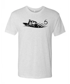 6th Sense Fishing Vega Frog Tee - Heather White