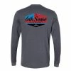 6th Sense Fishing Long Sleeve Tees Waterflag - L/S Tee - Heather Metal